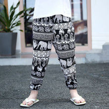Load image into Gallery viewer, 2-10Y New Summer Children Pants Anti-mosquito Pants Boys Printed Girls Harem Pants Kids Joggers Teenager Trousers Baby Clothing