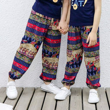 Load image into Gallery viewer, 2-10Y New Summer Children Pants Anti-mosquito Pants Boys Printed Girls Harem Pants Kids Joggers Teenager Trousers Baby Clothing