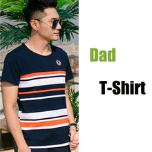 Load image into Gallery viewer, 2019 Summer Striped T-shirt Outfits Mother And Daughter Dresses And Father Son Baby Boy Girl Family Matching Family Outfits