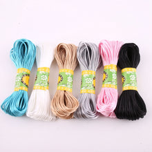 Load image into Gallery viewer, Bite Bites 20M/Lot Satin Cords 1mm DIY String Nylon Rope Accessary&amp;Findings Baby Silicone Teething Bead Necklace Baby Teether