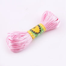 Load image into Gallery viewer, Bite Bites 20M/Lot Satin Cords 1mm DIY String Nylon Rope Accessary&amp;Findings Baby Silicone Teething Bead Necklace Baby Teether