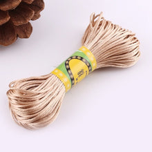 Load image into Gallery viewer, Bite Bites 20M/Lot Satin Cords 1mm DIY String Nylon Rope Accessary&amp;Findings Baby Silicone Teething Bead Necklace Baby Teether