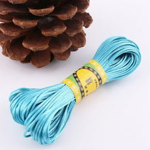 Load image into Gallery viewer, Bite Bites 20M/Lot Satin Cords 1mm DIY String Nylon Rope Accessary&amp;Findings Baby Silicone Teething Bead Necklace Baby Teether