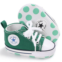 Load image into Gallery viewer, dkDaKanl Baby Shoes Spring Summer Baby Lace Canvas Shoes Soft Bottom Comfortable Toddler Shoes FF245 R