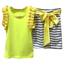 Load image into Gallery viewer, Humor Bear Baby Girl Clothes 2019 Hot Summer New Girls' Clothing Sets Kids Bay clothes Toddler Chiffon bowknot coat+Pants 1-4Y