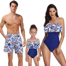 Load image into Gallery viewer, 2019 Newest Fashion Printed Family Matching Swimwear Mother and Daughter Swimsuit Bikini Father and Son Beach Trousers Hot Sale
