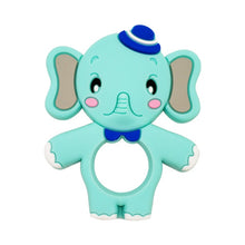 Load image into Gallery viewer, Food Grade Silicone Teethers DIY Animal Koala Baby Ring Teether Infant Baby Silicone Chew Charms Kids Teething Gift Toddler Toys