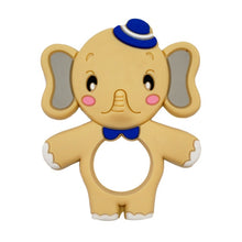 Load image into Gallery viewer, Food Grade Silicone Teethers DIY Animal Koala Baby Ring Teether Infant Baby Silicone Chew Charms Kids Teething Gift Toddler Toys