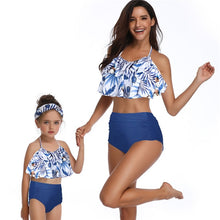 Load image into Gallery viewer, 2019 Newest Fashion Printed Family Matching Swimwear Mother and Daughter Swimsuit Bikini Father and Son Beach Trousers Hot Sale