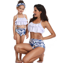 Load image into Gallery viewer, 2019 Newest Fashion Printed Family Matching Swimwear Mother and Daughter Swimsuit Bikini Father and Son Beach Trousers Hot Sale