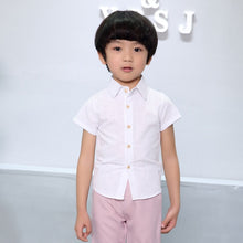 Load image into Gallery viewer, 2PCS Vest+Shorts Kids Boys Summer Clothing Sets New Gentleman Children Wedding Dress Party Wear Plaid Formal Suits F130