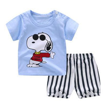 Load image into Gallery viewer, Cartoon Shark New Born Baby Boy Fashion Clothing Outfits Baby Girl Casual Clothing Sets