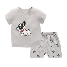 Load image into Gallery viewer, Cartoon Shark New Born Baby Boy Fashion Clothing Outfits Baby Girl Casual Clothing Sets