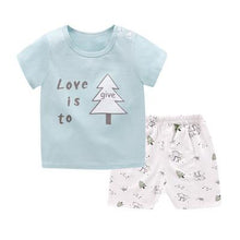 Load image into Gallery viewer, Cartoon Shark New Born Baby Boy Fashion Clothing Outfits Baby Girl Casual Clothing Sets