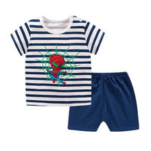 Load image into Gallery viewer, Cartoon Shark New Born Baby Boy Fashion Clothing Outfits Baby Girl Casual Clothing Sets