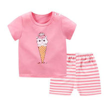 Load image into Gallery viewer, Cartoon Shark New Born Baby Boy Fashion Clothing Outfits Baby Girl Casual Clothing Sets