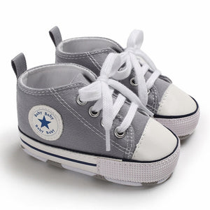 New Canvas Baby Sneaker Sport Shoes For Girls Boys Newborn Shoes Baby Walker Infant Toddler Soft Bottom Anti-slip First Walkers