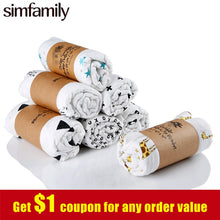 Load image into Gallery viewer, [simfamily] 1Pc Muslin 100% Cotton Baby Swaddles Soft Newborn Blankets Bath Gauze Infant Wrap sleepsack Stroller cover Play Mat
