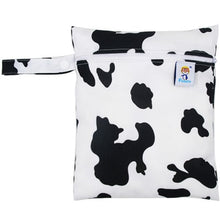 Load image into Gallery viewer, Waterproof Reusable Wet Bag Printed Pocket Nappy Bags PUL Travel Wet Dry Bags Mini Size 25x20cm Diaper Bag