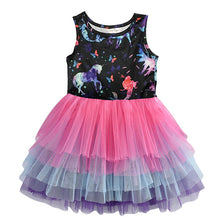 Load image into Gallery viewer, VIKITA Girls Princess Dress Kids Unicorn Dresses for Girls Children Sequins Dresses Toddlers Tutu Dress Girl Summer Vestidos