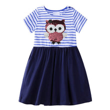 Load image into Gallery viewer, VIKITA Girls Princess Dress Kids Unicorn Dresses for Girls Children Sequins Dresses Toddlers Tutu Dress Girl Summer Vestidos