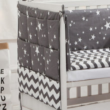 Load image into Gallery viewer, 6Pcs Baby Bedding Set Bumper Cotton Cartoon Print Soft Baby Bed Sheet Pillow Crib Hanging Bag Infant Cot Bumper Baby Bedding Set