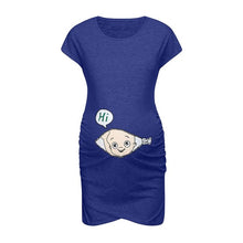 Load image into Gallery viewer, Telotuny Women's Maternity Dress sleeveless Pregnancy Dress Cartoon Letter Print Dress Creative  Pregnant Women Dresses  #40