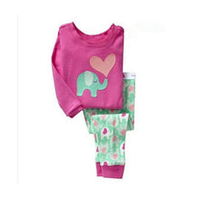 Load image into Gallery viewer, Child Penguin Kids Pajamas Hello Kitty Girls Pajama Set Cotton Clothing For Children Pjs Cartoon Baby Clothes Girl Nighty Sets