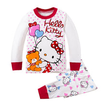 Load image into Gallery viewer, Child Penguin Kids Pajamas Hello Kitty Girls Pajama Set Cotton Clothing For Children Pjs Cartoon Baby Clothes Girl Nighty Sets