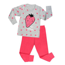 Load image into Gallery viewer, Child Penguin Kids Pajamas Hello Kitty Girls Pajama Set Cotton Clothing For Children Pjs Cartoon Baby Clothes Girl Nighty Sets