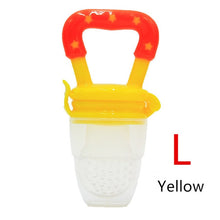Load image into Gallery viewer, Oral Care 4-12M 1PC Baby Girl Teether Nipple Fruit Food Mordedor Bite Silicone Teethers Safety Feeder Bite Food Nipple Teether