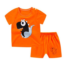 Load image into Gallery viewer, Cartoon Shark New Born Baby Boy Fashion Clothing Outfits Baby Girl Casual Clothing Sets
