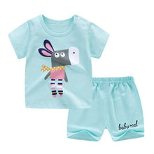 Load image into Gallery viewer, Cartoon Shark New Born Baby Boy Fashion Clothing Outfits Baby Girl Casual Clothing Sets
