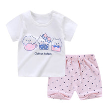Load image into Gallery viewer, Cartoon Shark New Born Baby Boy Fashion Clothing Outfits Baby Girl Casual Clothing Sets