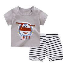 Load image into Gallery viewer, Cartoon Shark New Born Baby Boy Fashion Clothing Outfits Baby Girl Casual Clothing Sets