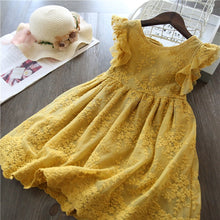 Load image into Gallery viewer, Girls Dress 2019 New Summer Brand Girls Clothes Lace And Flower Design Baby Girls Dress Kids Dresses For Girls Casual Wear 3 8 Y