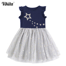 Load image into Gallery viewer, VIKITA Girls Princess Dress Kids Unicorn Dresses for Girls Children Sequins Dresses Toddlers Tutu Dress Girl Summer Vestidos
