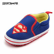 Load image into Gallery viewer, SEOKUMPA Baby Boys Shoes Infant Slip-On First Walkers Toddler Cartoon Pattern Canvas soft sole bebe ayakkabi