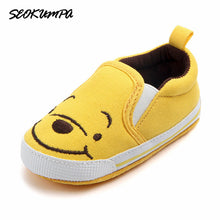 Load image into Gallery viewer, SEOKUMPA Baby Boys Shoes Infant Slip-On First Walkers Toddler Cartoon Pattern Canvas soft sole bebe ayakkabi