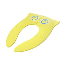 Load image into Gallery viewer, Kids Travel Folding Potty Seat Pad Portable Baby Toddler Toilet Training Seat Cover Cushion Reusable Children Potty Seat Covers