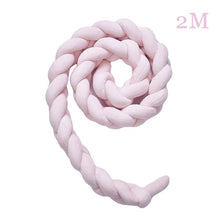 Load image into Gallery viewer, Baby Bed Bumper 200cm 300cm Long Knotted Braided Newborn Cot Crib Fencing Pad Protection Knot Bumpers Bedding Infant Decor 2M/3M