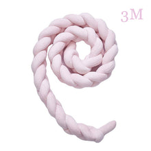 Load image into Gallery viewer, Baby Bed Bumper 200cm 300cm Long Knotted Braided Newborn Cot Crib Fencing Pad Protection Knot Bumpers Bedding Infant Decor 2M/3M