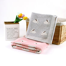 Load image into Gallery viewer, Cartoon Baby Blankets Multifunction Newborn Swaddle Wrap Blanket Rabbit Knit Toddler Quilt Photography Soft Children Accessories