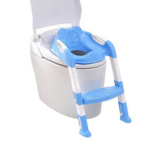 Load image into Gallery viewer, Baby Potty Training Seat Children Potty Baby Toilet Seat With Adjustable Ladder Infant Toilet Training Folding Safety care Seat