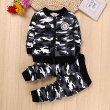 Load image into Gallery viewer, IENENS Winter Kids Baby Boys Girls Warm Camouflage Clothing Sets Coat + Pants Children Boy Girl Military Uniform Suits Outfits