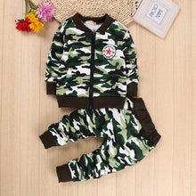 Load image into Gallery viewer, IENENS Winter Kids Baby Boys Girls Warm Camouflage Clothing Sets Coat + Pants Children Boy Girl Military Uniform Suits Outfits