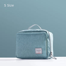 Load image into Gallery viewer, Sunveno Baby Diaper Bags Maternity Bag for Disposable Reusable Fashion Prints Wet Dry Diaper Bag Double Handle Wetbags 21*17*7CM