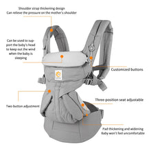 Load image into Gallery viewer, Egobaby omni 360 Baby Carrier Multifunction Breathable Infant Carrier Backpack Kid Carriage Toddler baby Sling Wrap Suspenders
