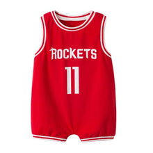 Load image into Gallery viewer, Newborn Bebe Basketball Clothes Suit Infant Romper Boys Girls Onesie Cute Garcon Costume Outfit Loose Sport Summer Vest Jumpsuit