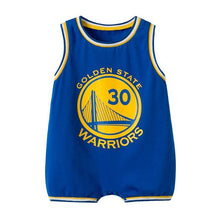 Load image into Gallery viewer, Newborn Bebe Basketball Clothes Suit Infant Romper Boys Girls Onesie Cute Garcon Costume Outfit Loose Sport Summer Vest Jumpsuit